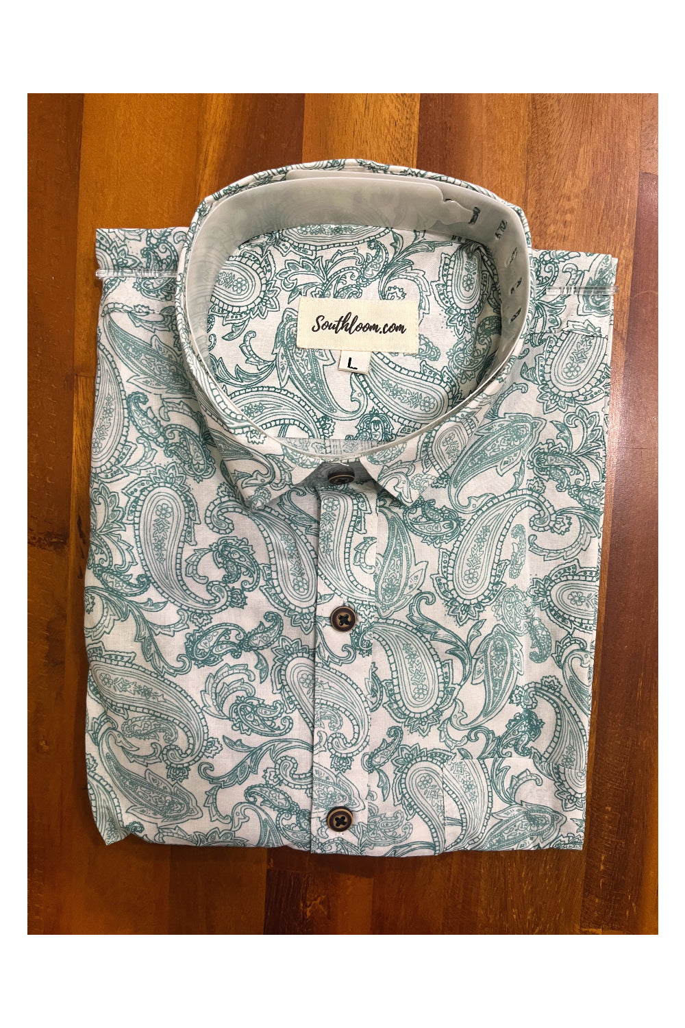 Southloom Jaipur Cotton Hand Block Printed Shirt (Full Sleeves)