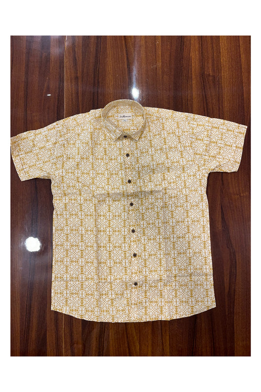 Southloom Jaipur Pure Cotton Printed Shirt For Men (Large)
