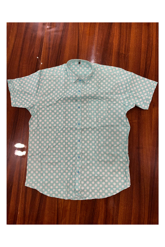 Southlooom Jaipur Pure Cotton Printed Shirt For Men (4XL)