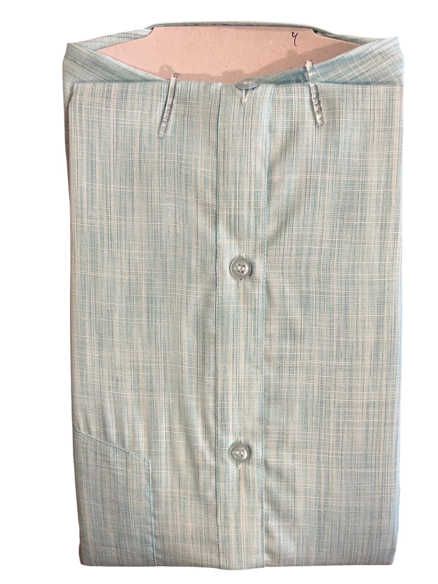 Pure Cotton Green  Plain Shirt (48HS)