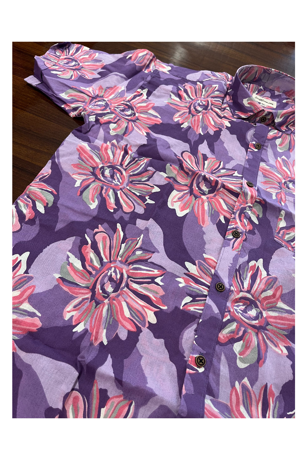 Southloom Jaipur Pure Cotton Printed Shirt For Men (XL)