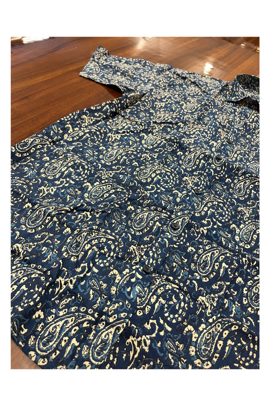 Southloom Jaipur Pure Cotton Printed Shirt For Men (3XL)