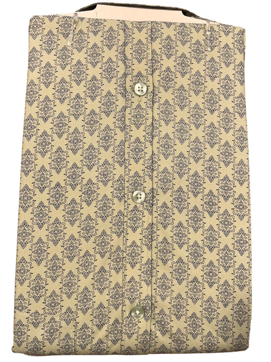 Southloom Pure Cotton Green Printed Shirt (44 FS)