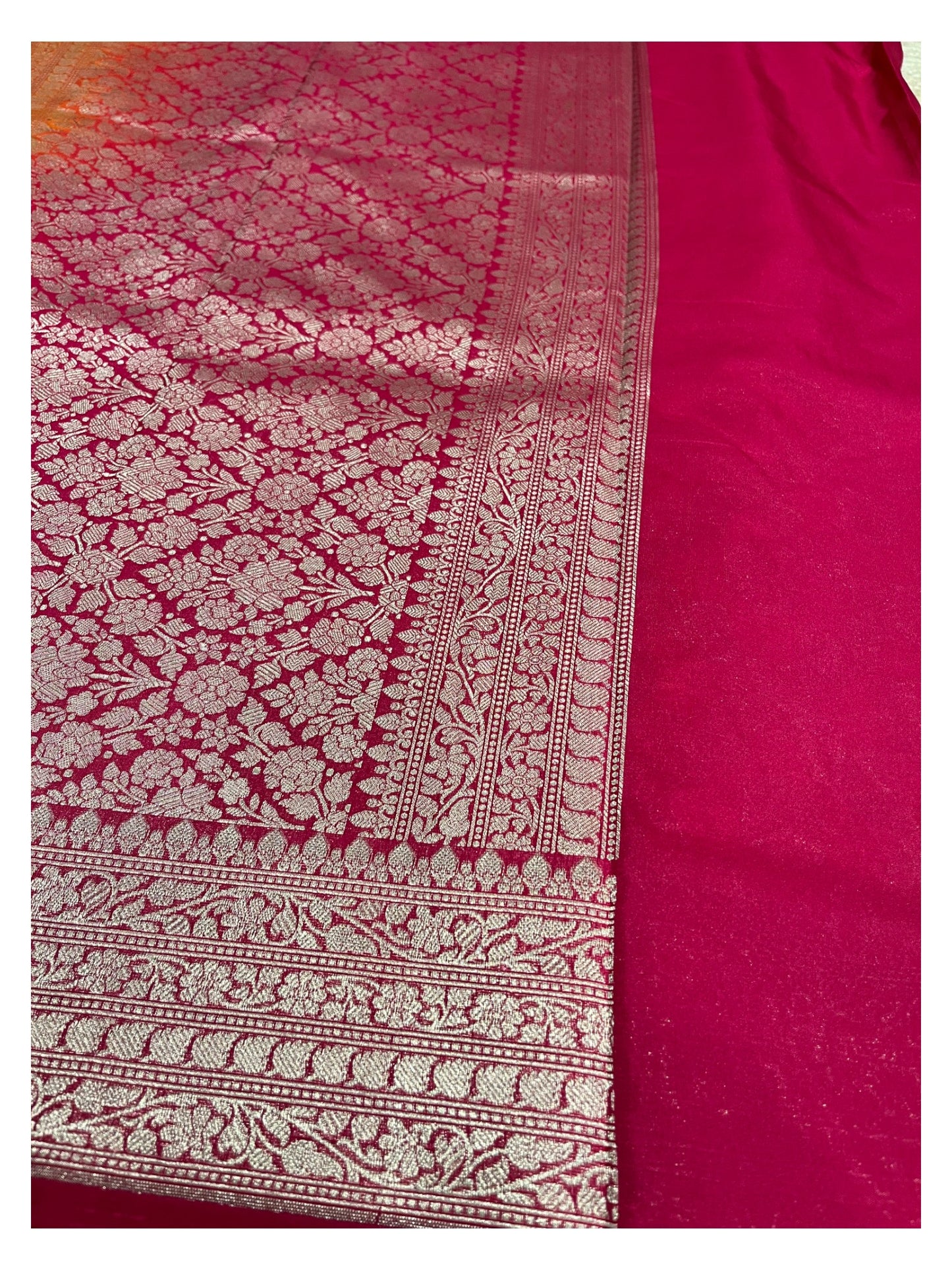 Southloom  Banarasi Silk Saree with Woven Work on Body and Borders