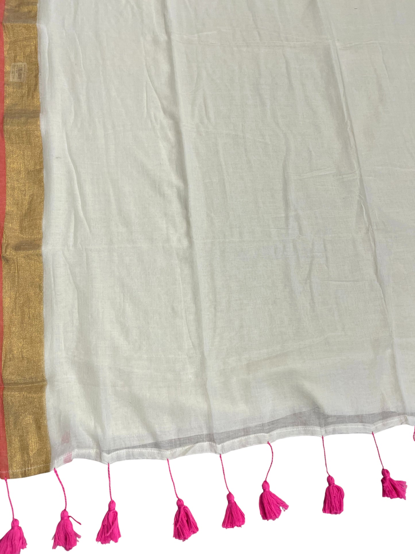 Southloom Mul Cotton 120 x 120 Soft Fabric Saree in Pink Colour