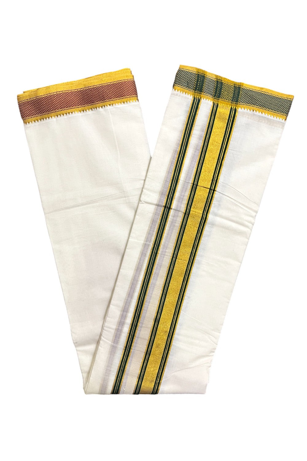 Southloom Pure Cotton Panchakacham with Angavastram (10+6) / Iyer Vesthi