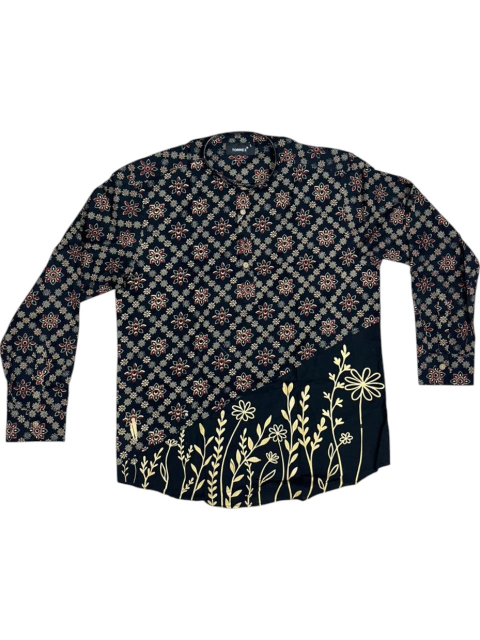 Southloom Cotton Ajrakh Printed Men's Combo (Shirt + Mundu) SLCOMBO SL579