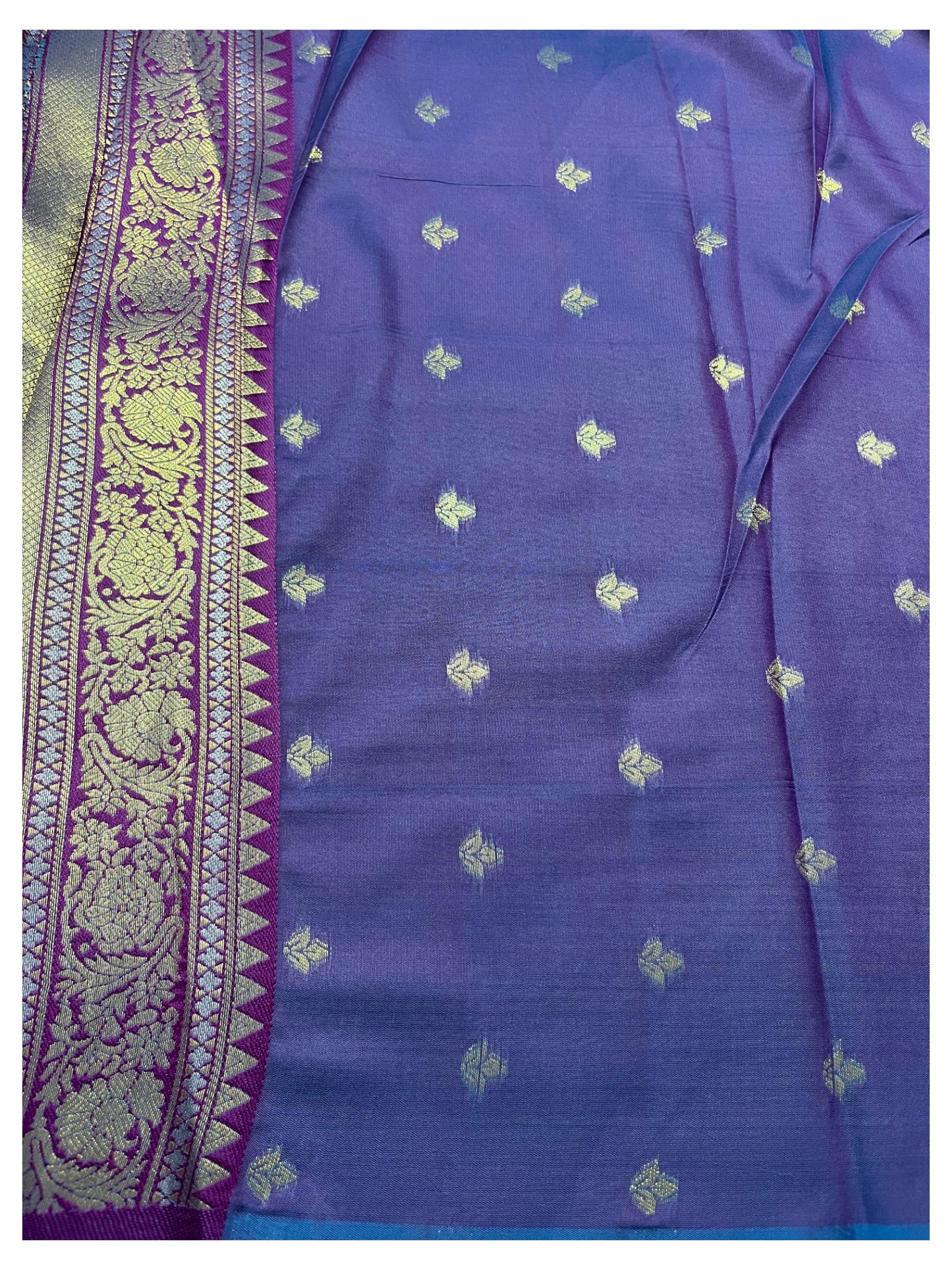 Southloom Semi Silk Saree with Woven Work on Body and Borders