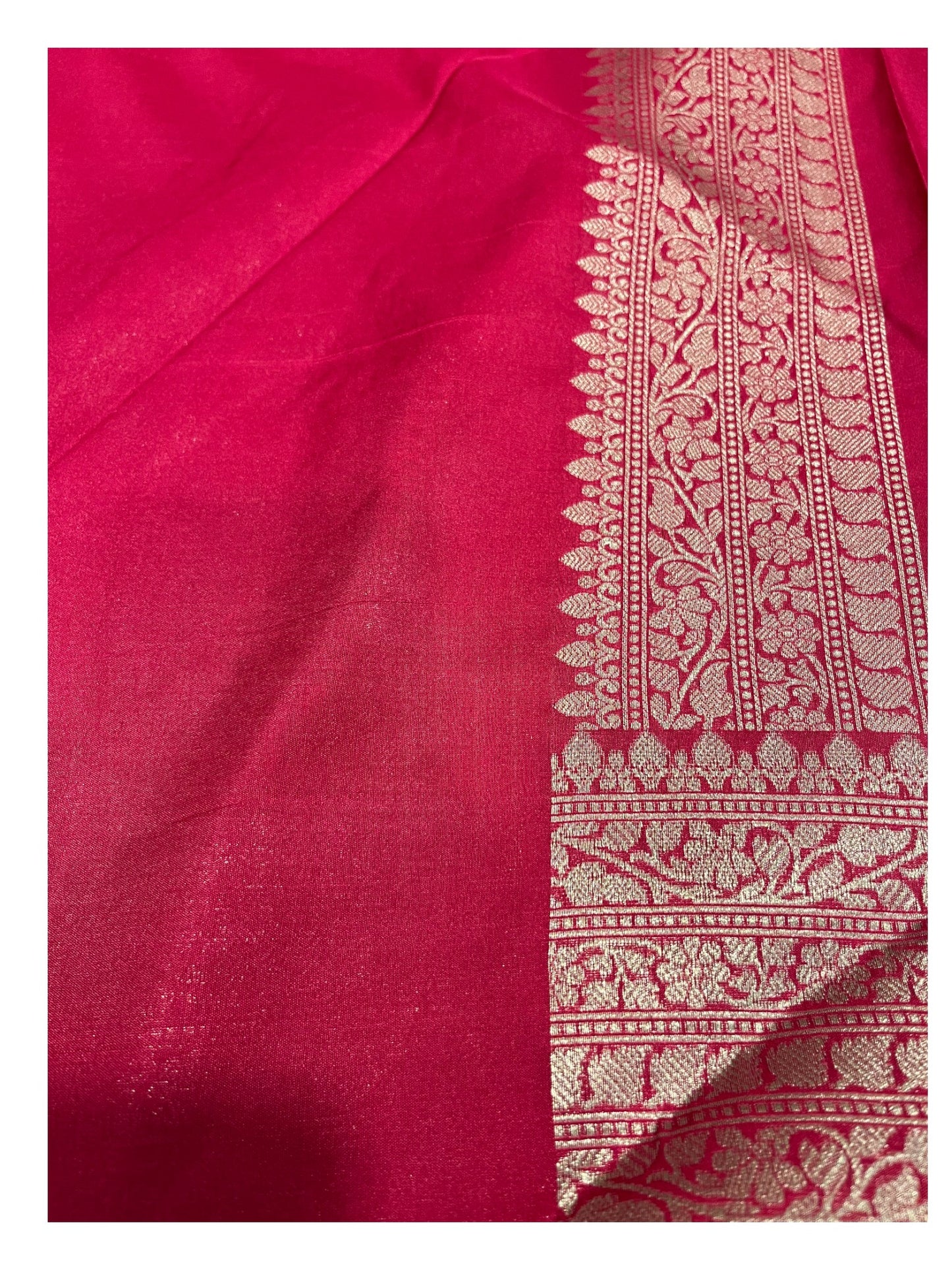 Southloom  Banarasi Silk Saree with Woven Work on Body and Borders