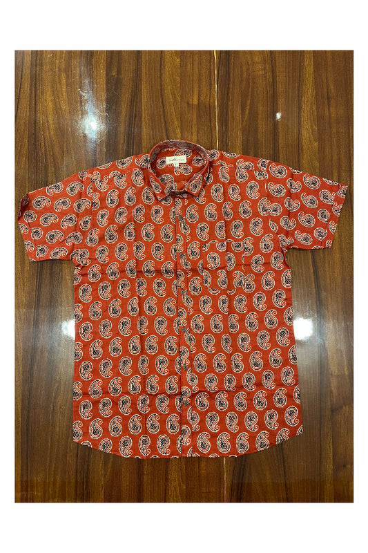 Southloom Jaipur Pure Cotton Printed Shirt For Men (Large)