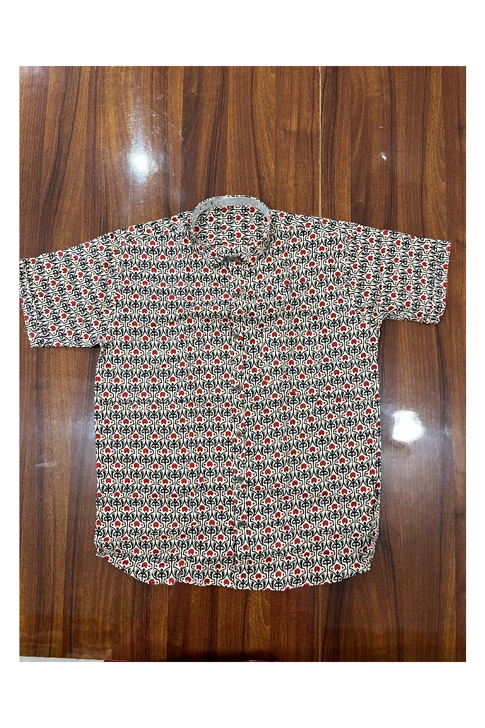 Southloom Jaipur Pure Cotton Printed Shirt For Men (XL)