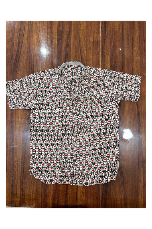 Southloom Jaipur Pure Cotton Printed Shirt For Men (XL)