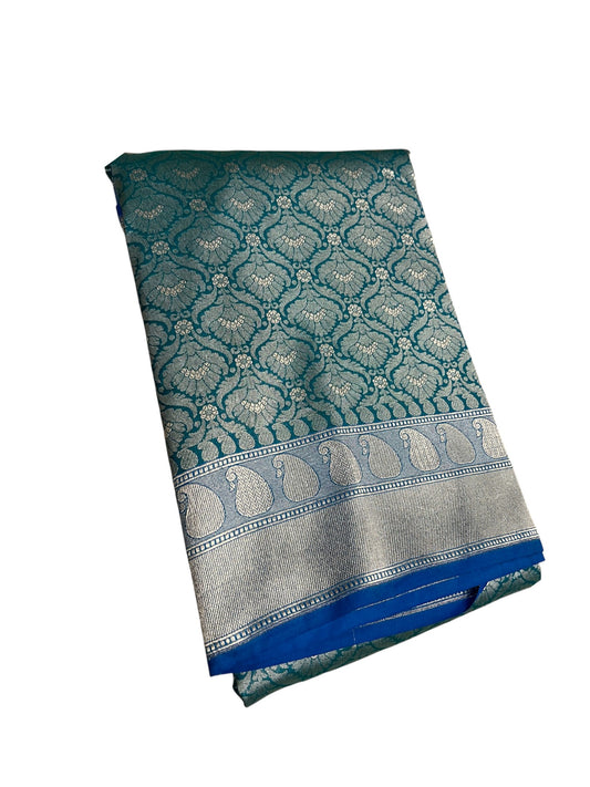 Southloom Banarasi Silk Saree with Woven Work on Body and Borders
