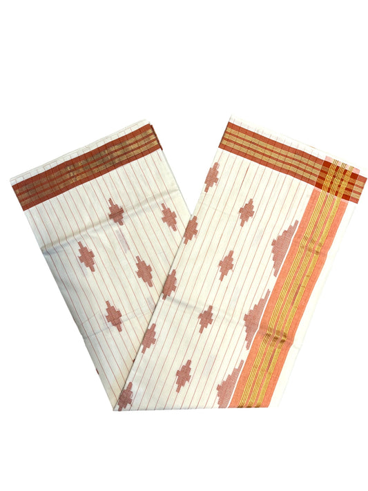 Southloom Super Premium Balaramapuram Unakkupaavu Handloom Cotton Saree with Butta Works Across Body