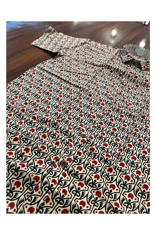 Southloom Jaipur Pure Cotton Printed Shirt For Men (XL)