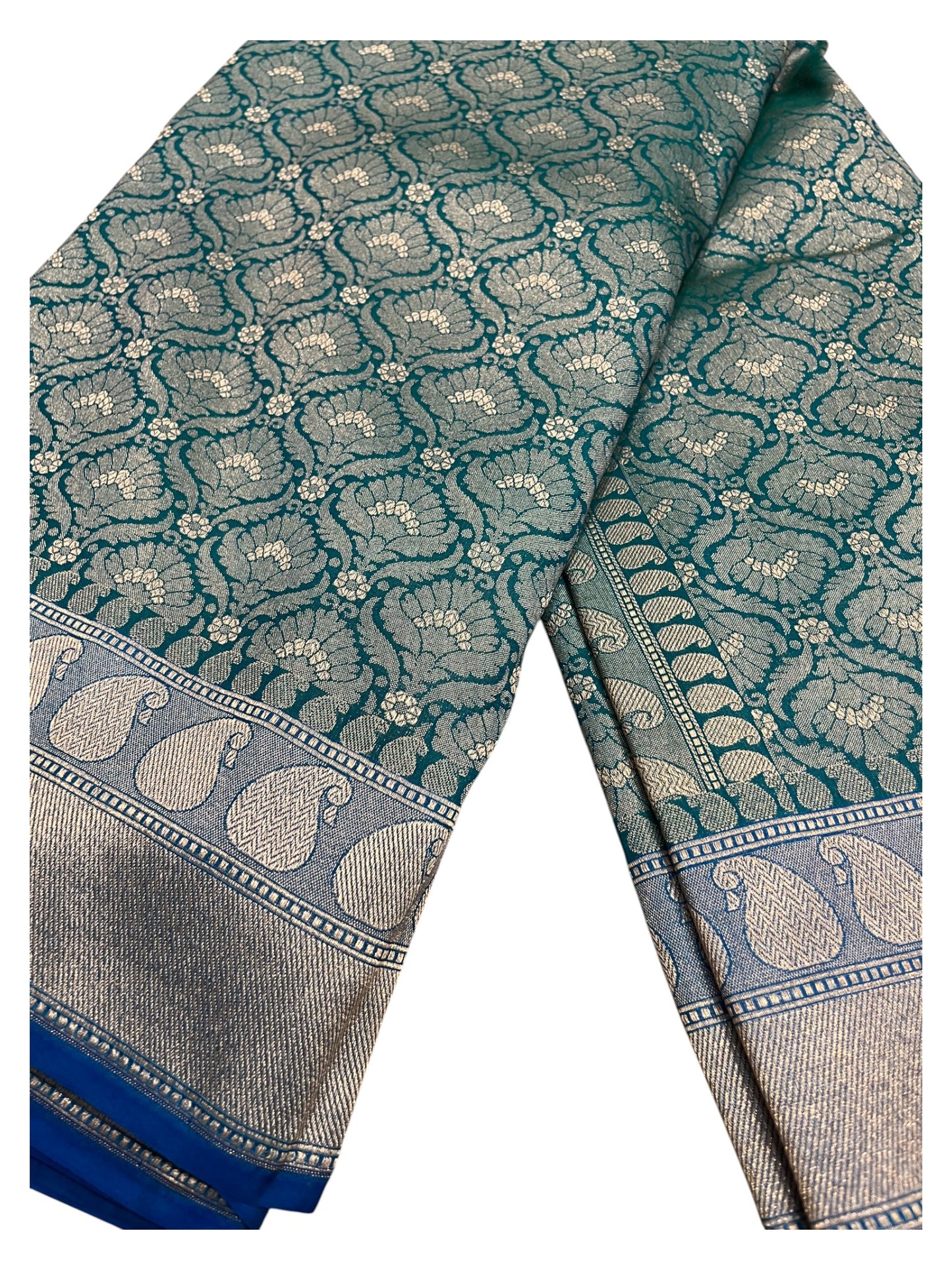 Southloom  Banarasi Silk Saree with Woven Work on Body and Borders