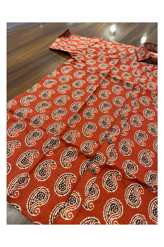 Southloom Jaipur Pure Cotton Printed Shirt For Men (Large)