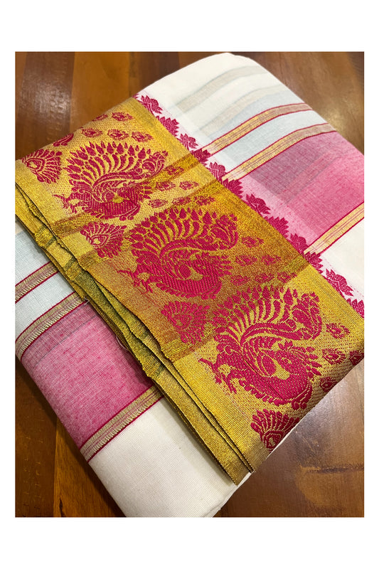 Southloom Pure Cotton Panchakacham with Angavastram (10+6) / Iyer Vesthi