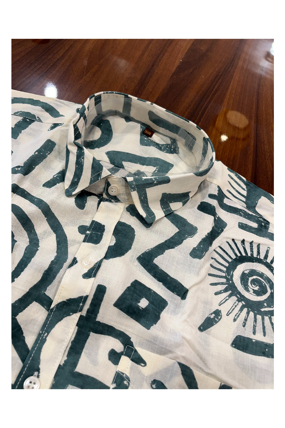 Southloom Jaipur Pure Cotton Printed Shirt For Men (3XL)