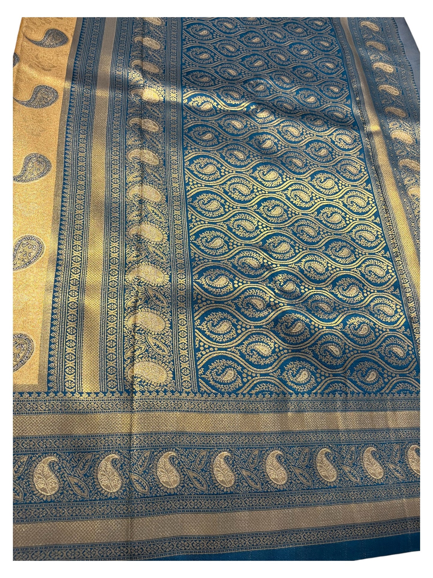 Southloom Semi Silk Saree with Woven Work on Body and Borders