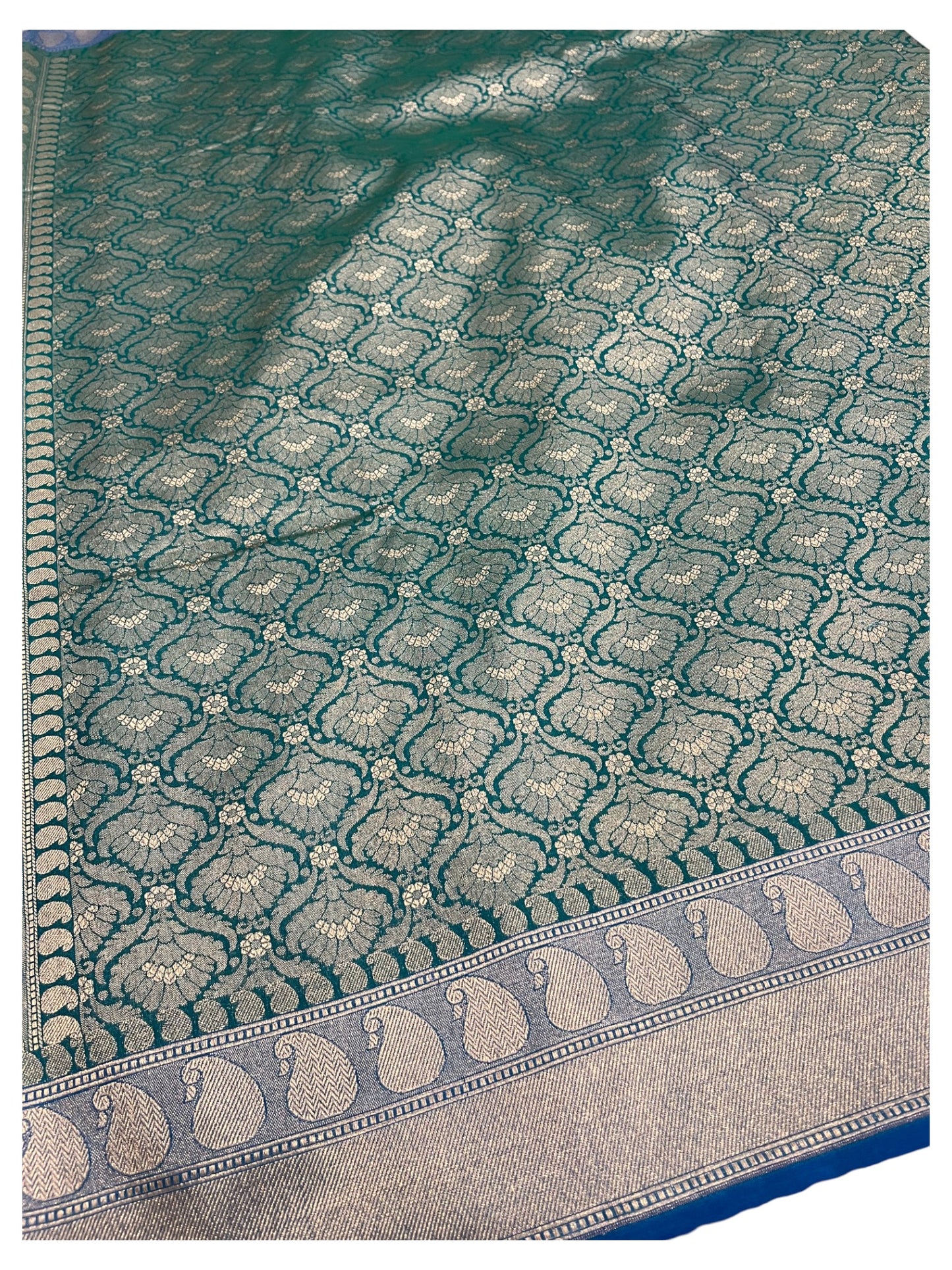 Southloom  Banarasi Silk Saree with Woven Work on Body and Borders