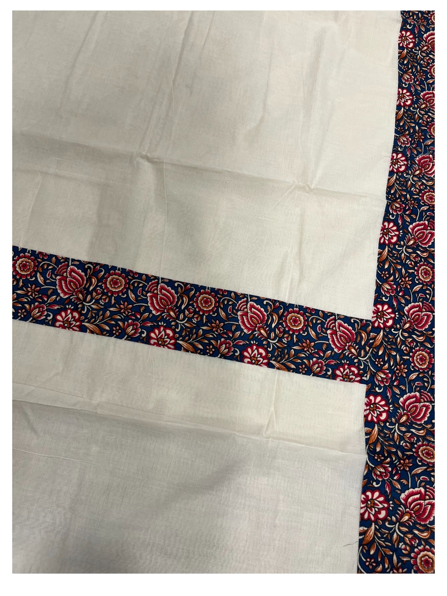 Southloom Cotton Kerala  Saree with Ajrakh Printed