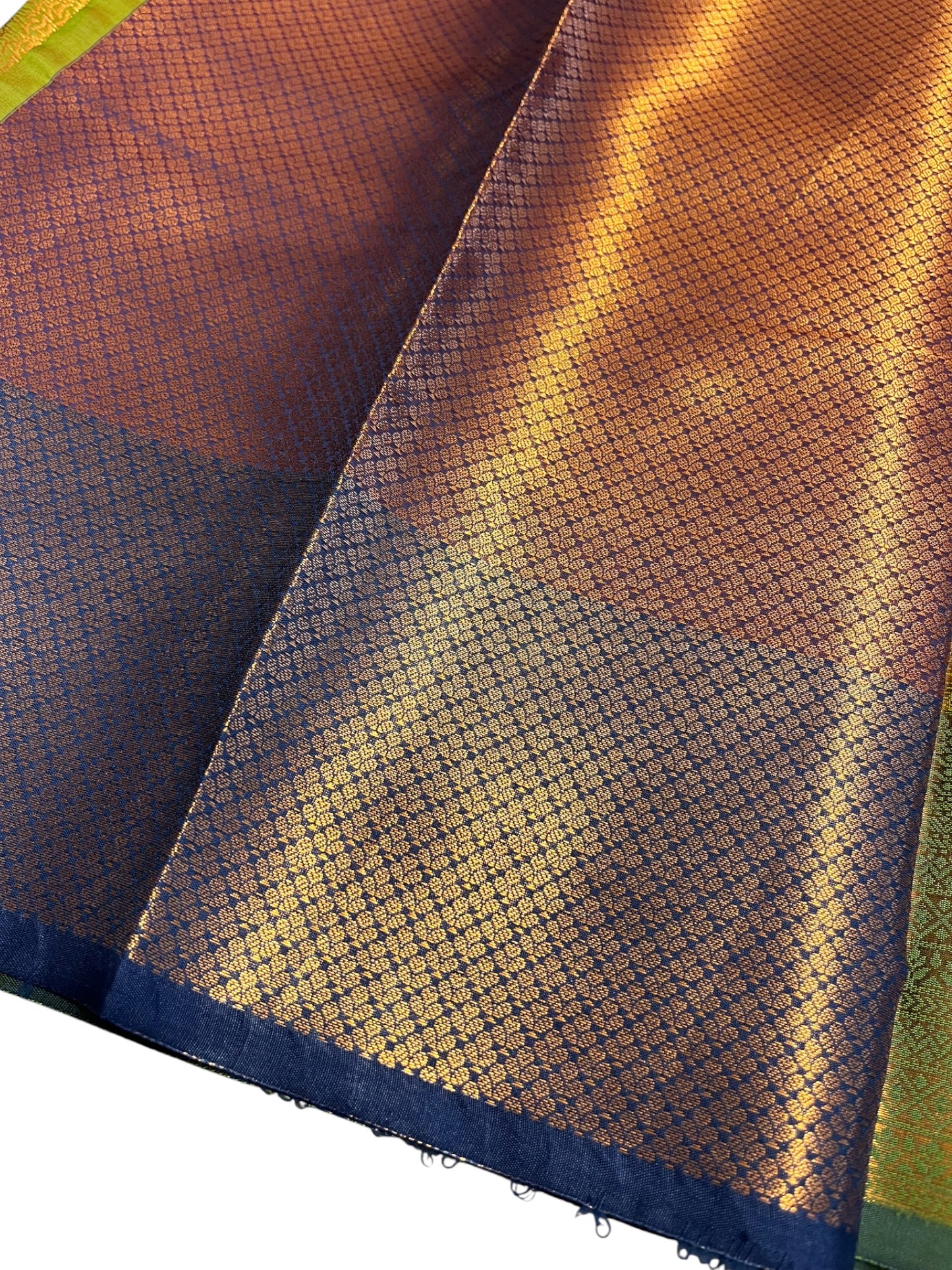 Southloom Premium Semi Silk Zari Work Brocade Saree in Bridal Green with Matching Pallu