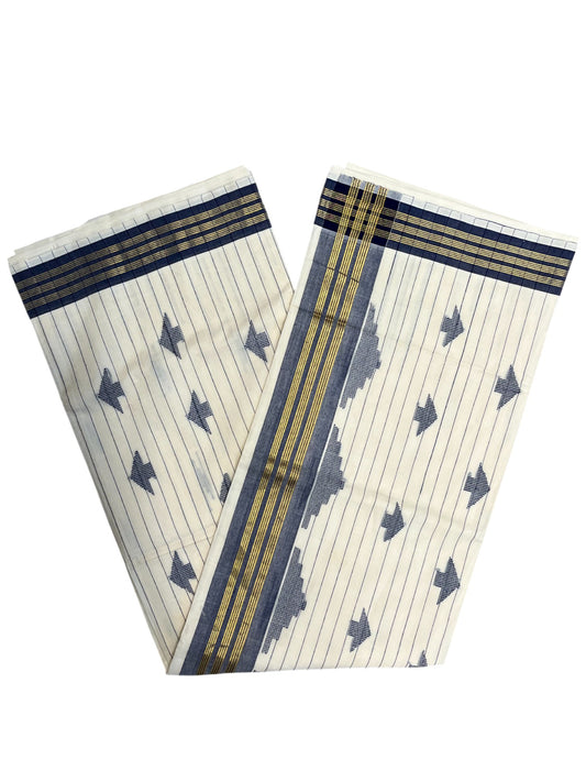 Southloom Super Premium Balaramapuram Unakkupaavu Handloom Cotton Saree with Butta Works Across Body