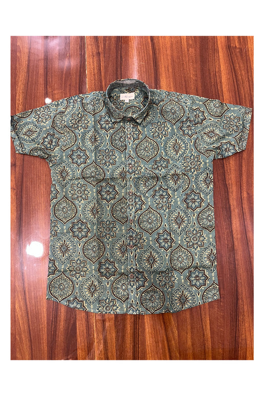 Southloom Jaipur Pure Cotton Printed Shirt For Men (Large)