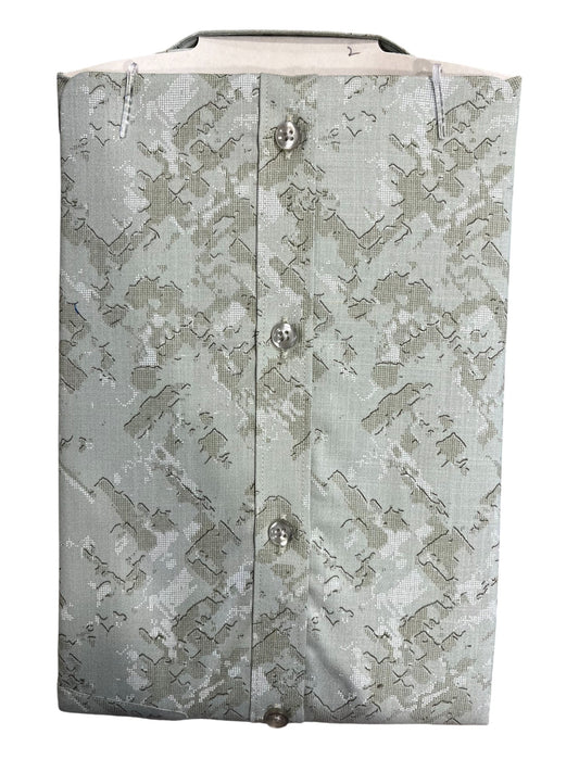 Southloom Pure Cotton Gray Printed Shirt (38 HS)