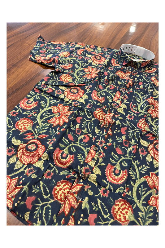 Southloom Jaipur Pure Cotton Printed Shirt For Men (XL)