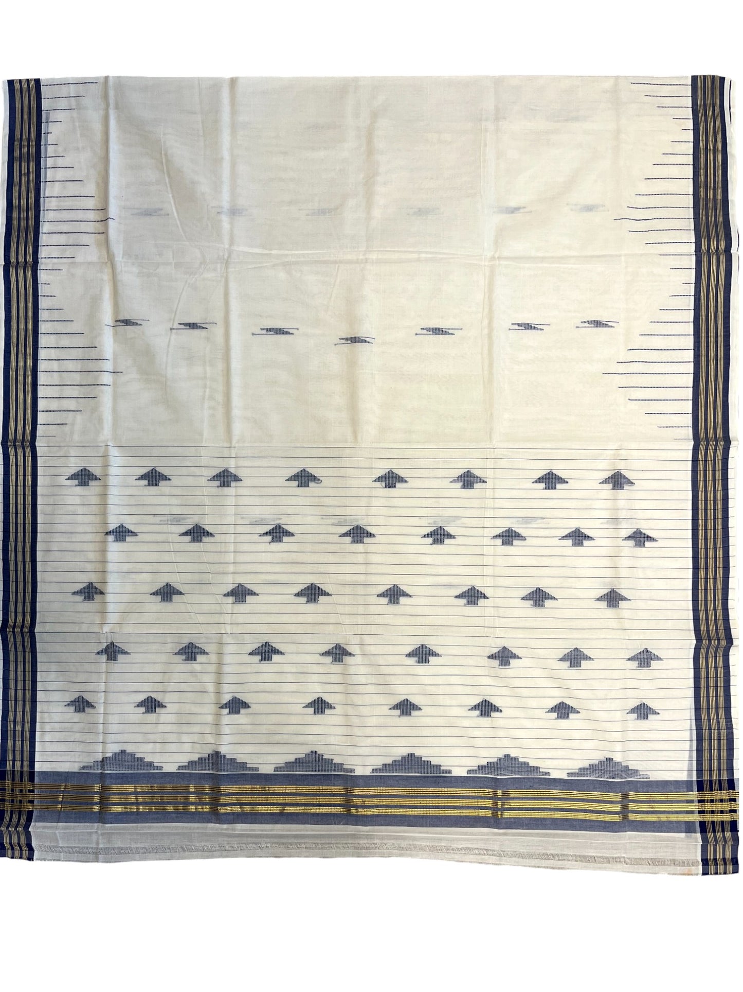 Southloom Super Premium Balaramapuram Unakkupaavu Handloom Cotton Saree with Butta Works Across Body