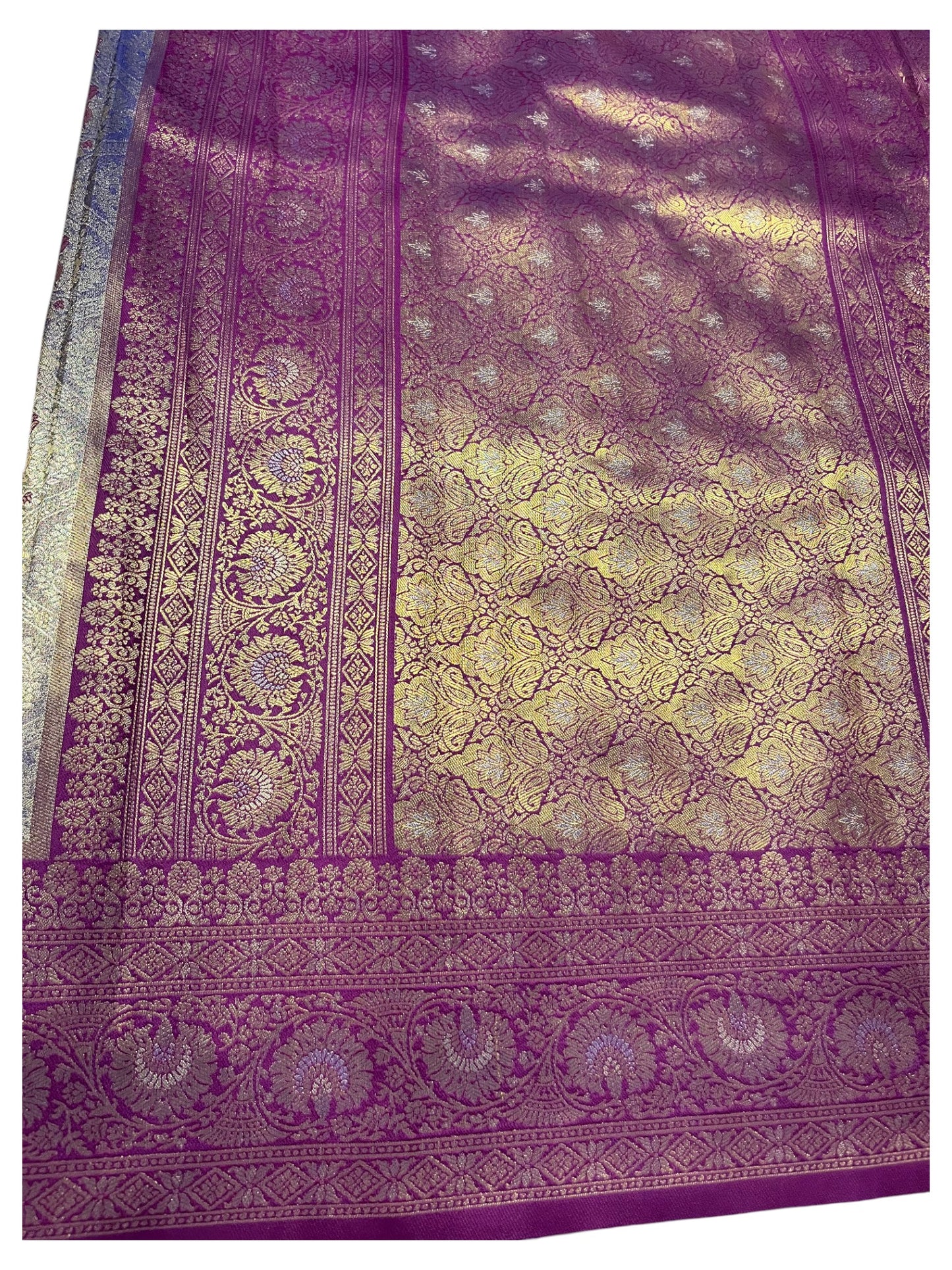 Southloom Semi Silk Saree with Woven Work on Body and Borders