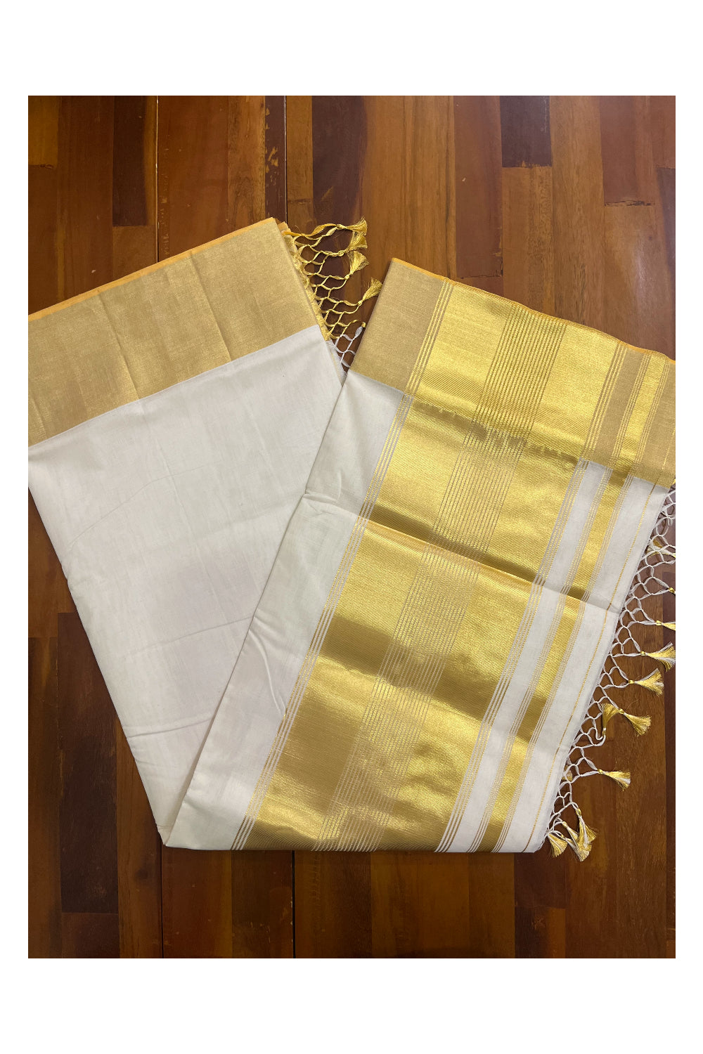 Southloom Super Premium Balaramapuram Unakkupaavu Handloom Saree with 8x5 Inch Kasavu