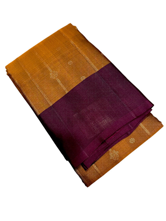 Southloom Pure Handloom Kanchipuram Silk Saree with Butta Work