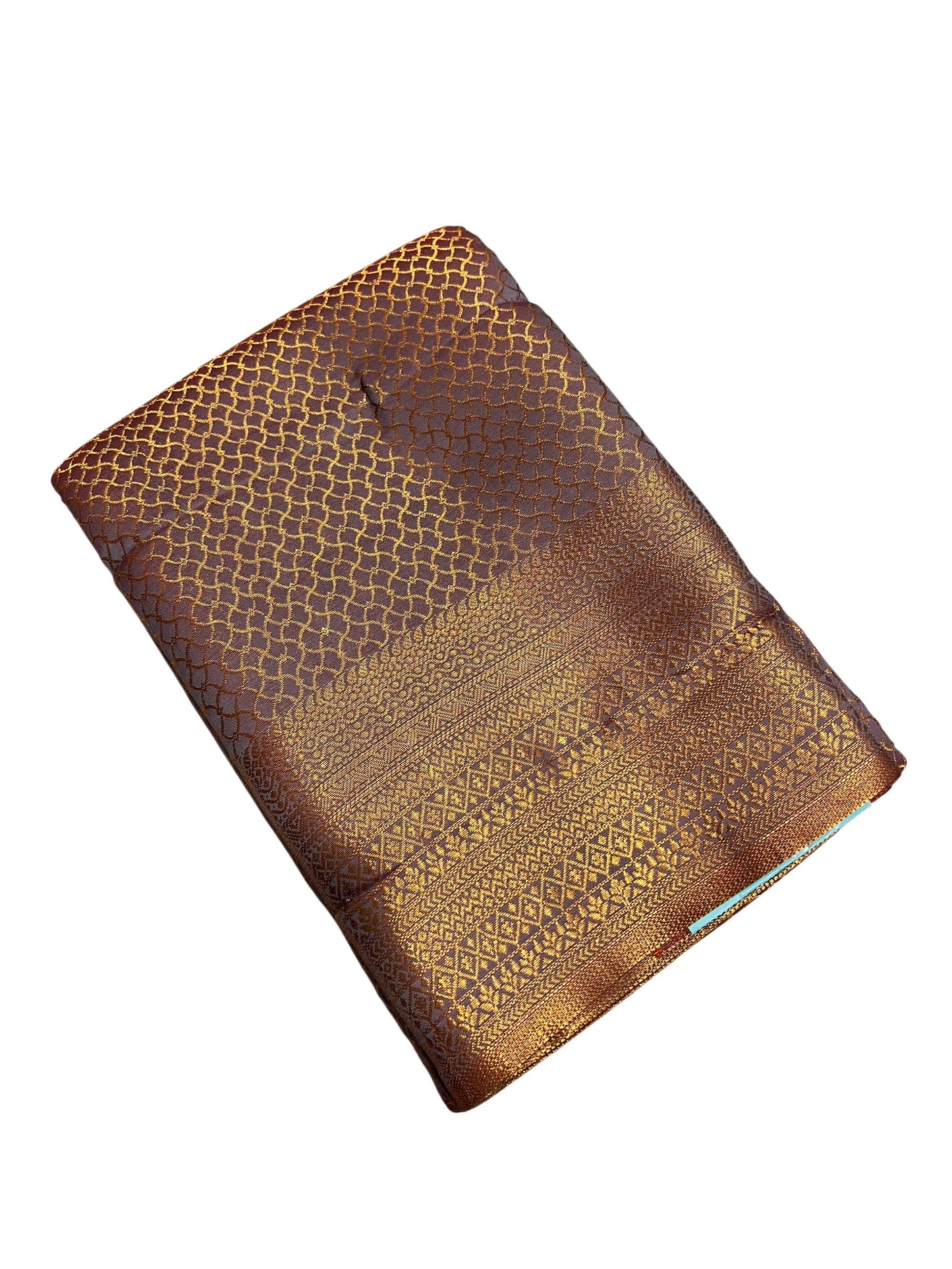 Southloom Brocade Silk Bridal Saree WIth Woven Borders And Blouse Piece