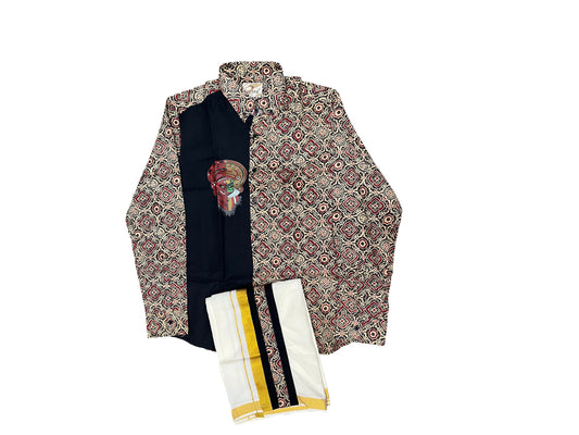 Southloom Stylish & Classy Budget Combo Shirt + Mundu for Men
