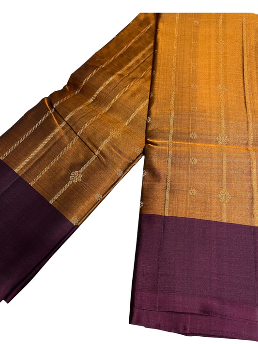 Southloom Pure Handloom Kanchipuram Silk Saree with Butta Work