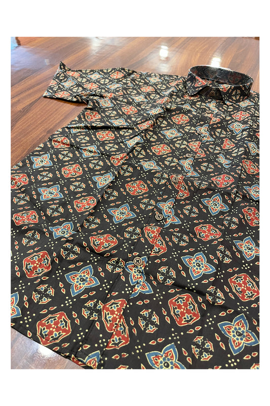 Southloom Jaipur Pure Cotton Printed Shirt For Men (XL)