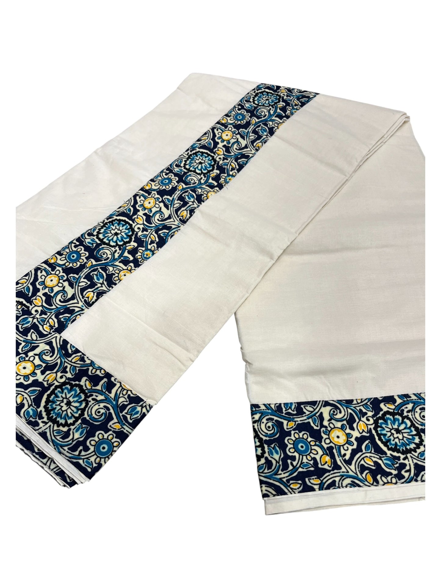 Southloom Cotton Kerala  Saree with Ajrakh Printed