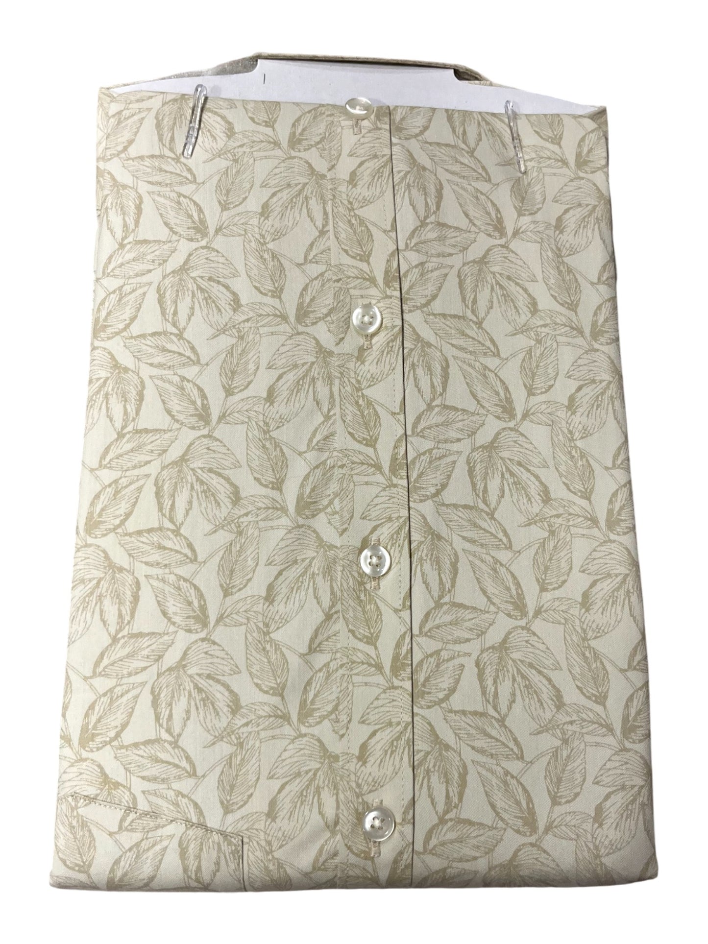 Southloom Pure Cotton Green Printed Shirt (40 FS)
