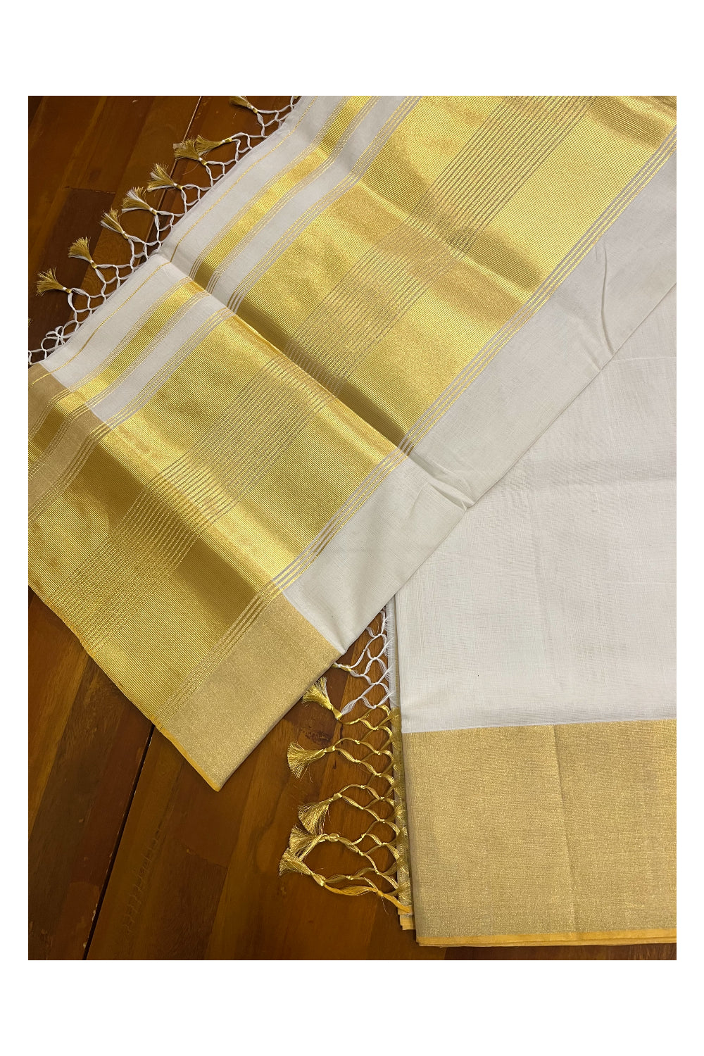 Southloom Super Premium Balaramapuram Unakkupaavu Handloom Saree with 8x5 Inch Kasavu