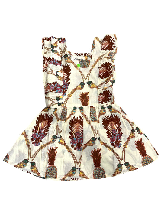 Southloom Pure Cotton Jaipur Printed Frocks for Girls (Age 1-2)