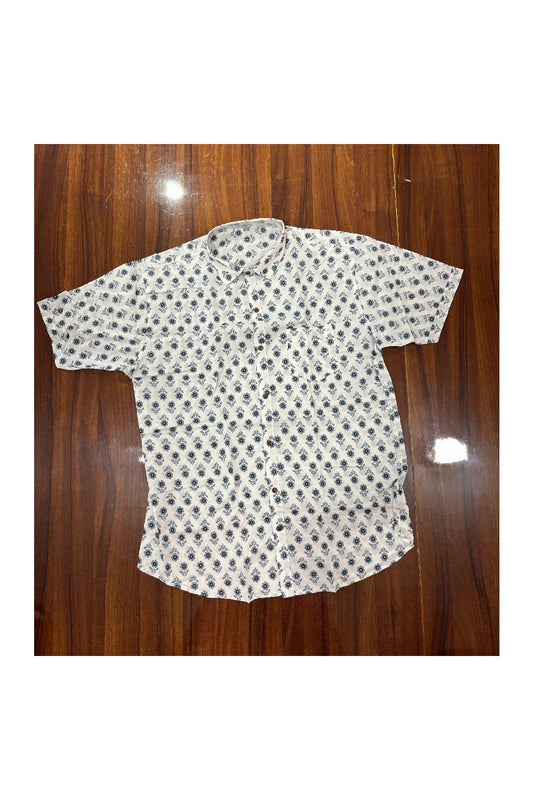 Southloom Jaipur Pure Cotton Printed Shirt For Men (3XL)