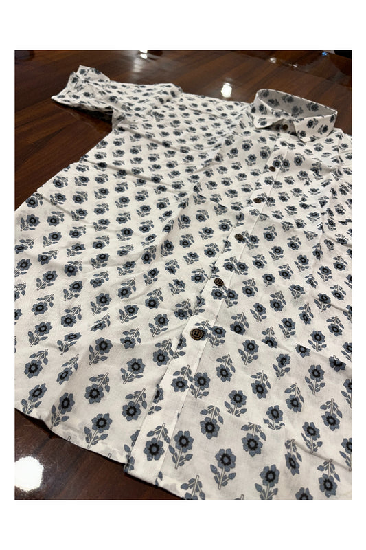 Southloom Jaipur Pure Cotton Printed Shirt For Men (3XL)