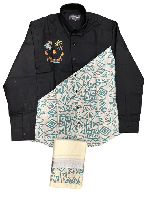 Southloom Stylish & Classy Budget Combo Shirt + Mundu for Men