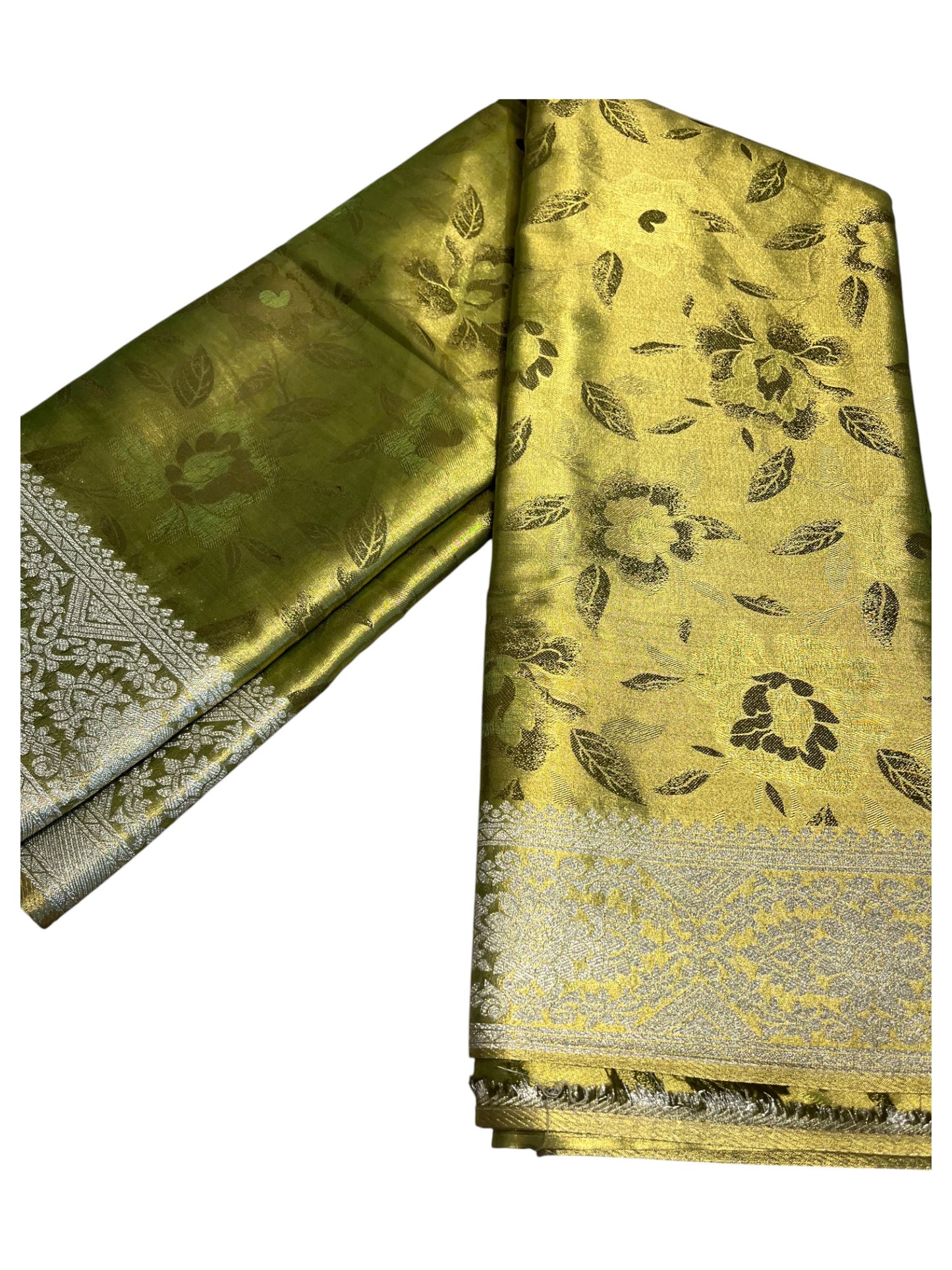 Southloom Semi Silk Saree with Woven Work on Body and Borders