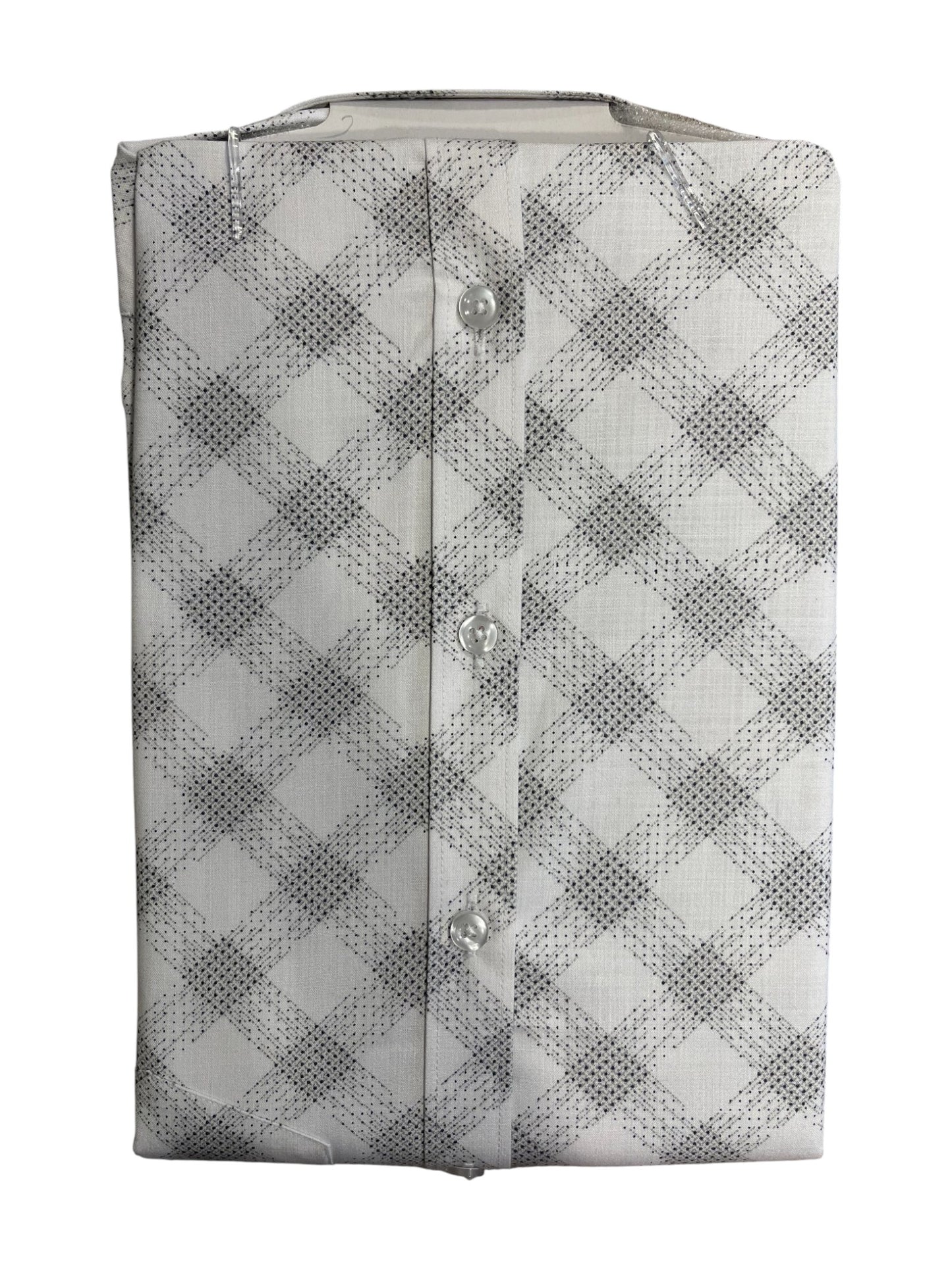 Southloom Pure Cotton Off-White Printed Shirt (38 HS)