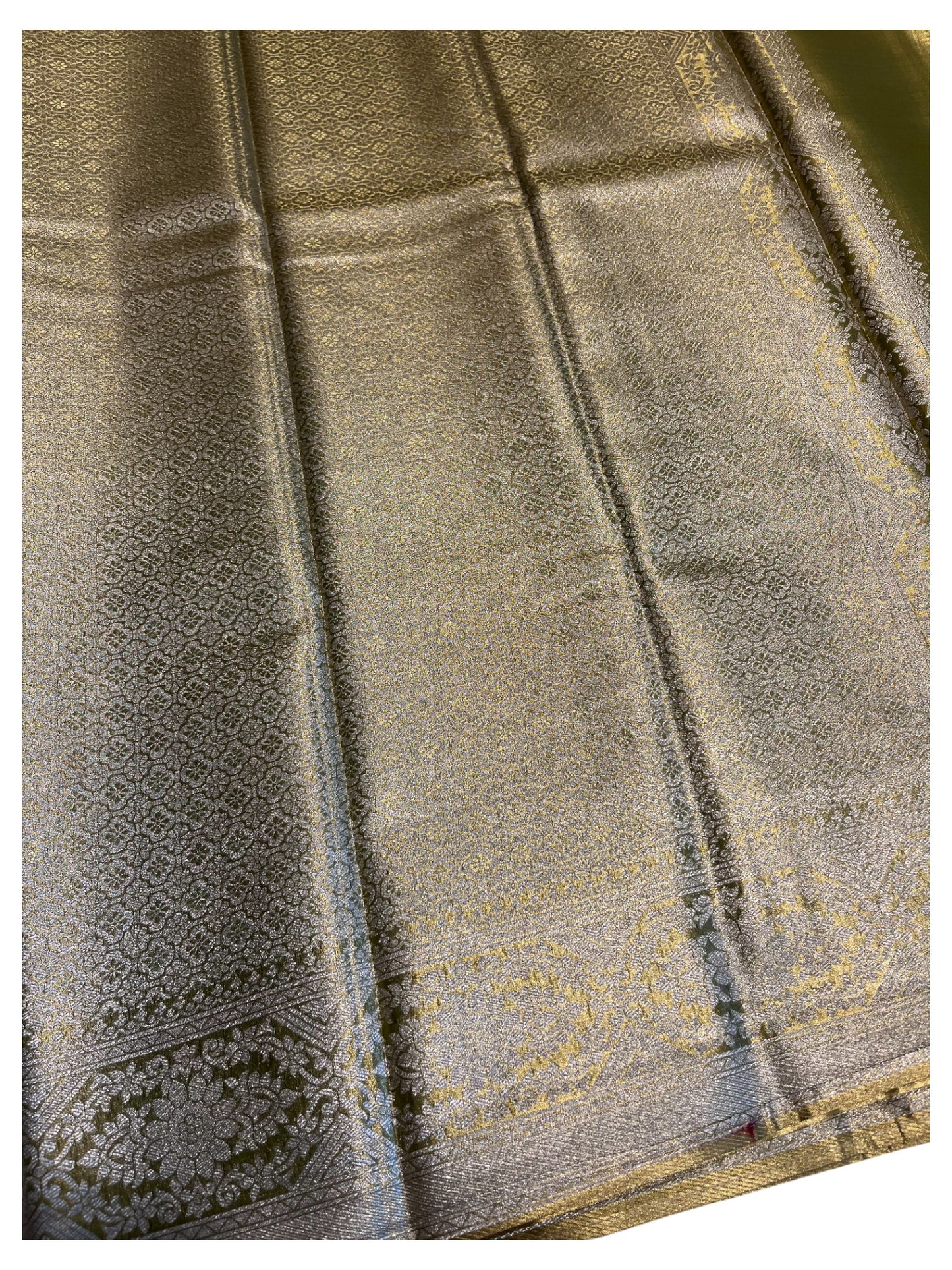 Southloom Semi Silk Saree with Woven Work on Body and Borders