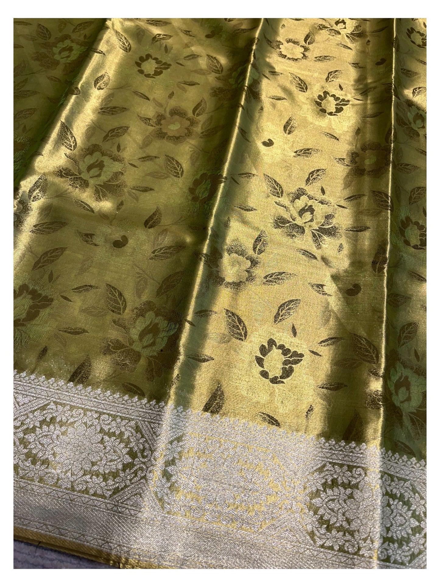 Southloom Semi Silk Saree with Woven Work on Body and Borders